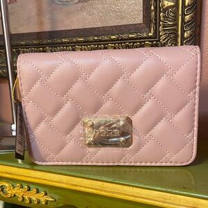 bebe NWT Stanley Blush Quilted Crossbody Bag